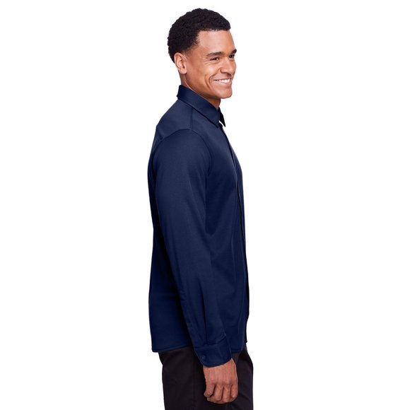 CrownLux Performance® Men's Plaited Button-Down - Picture 3 of 6